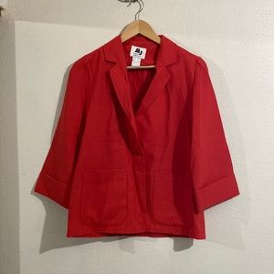 MJ Seattle vintage red blazer